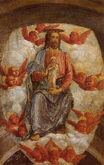 Andrea Mantegna Christ Welcoming the Virgin in Heaven